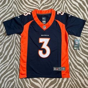 NWT Russell Wilson Broncos On Field Youth Jersey